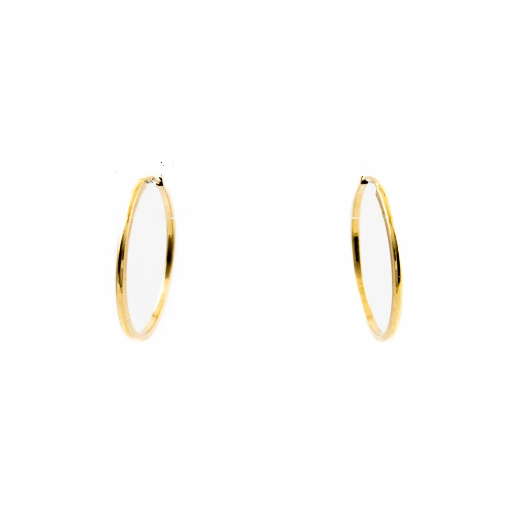 10kt Gold Sleeper Hoops