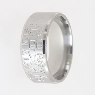 10mm Wide Titanium Duck Call Ring - Men's Wedding Rings