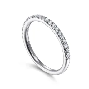 14K White Gold Diamond Stackable Ring - LR51756W45JJ