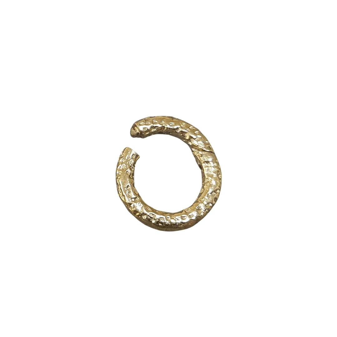 15.5 mm Gold Filled Hammered Round Clasp