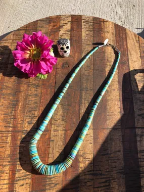 26.5” Multi Colored Disc Necklace