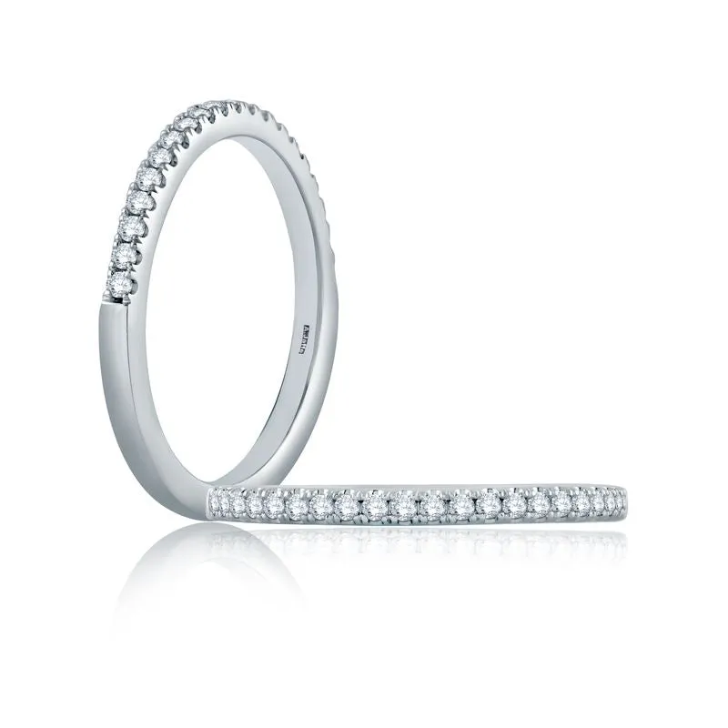A.Jaffe Stackable Rings French Pavé Half Circle Stackable Band WR1044/16