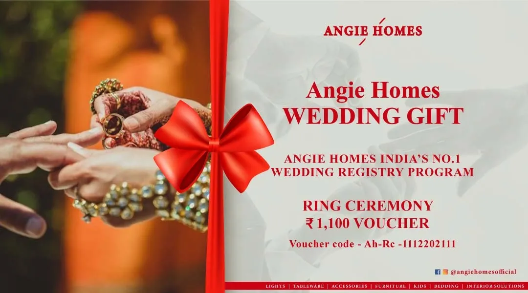 Angie Homes Book Bridal Wedding Registry India