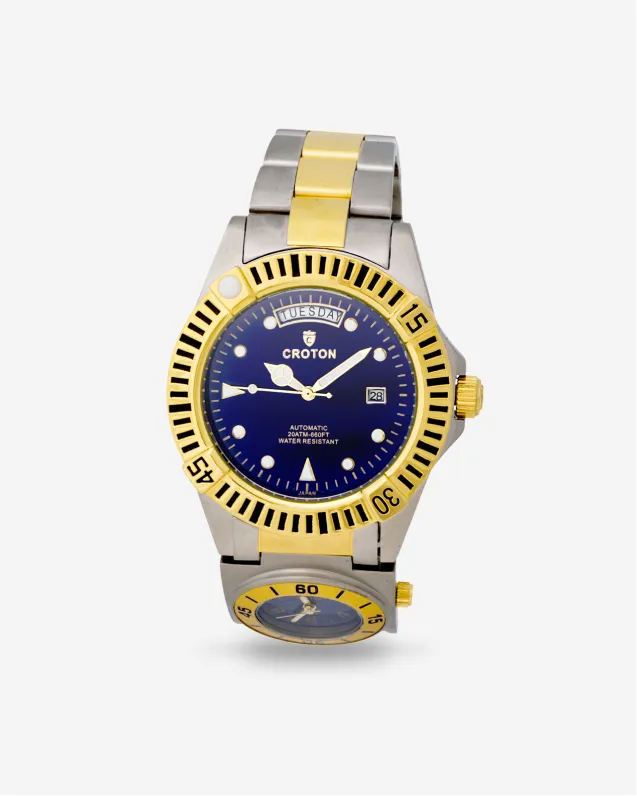 Arco Dual Dial & Time Zone Automatic Day/Date Mens