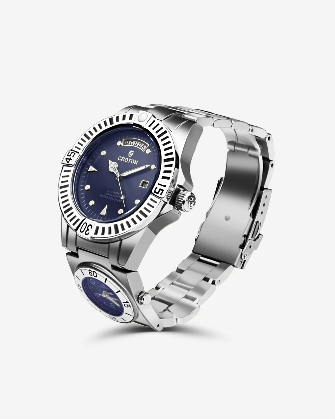 Arco Dual Dial & Time Zone Automatic Day/Date Mens