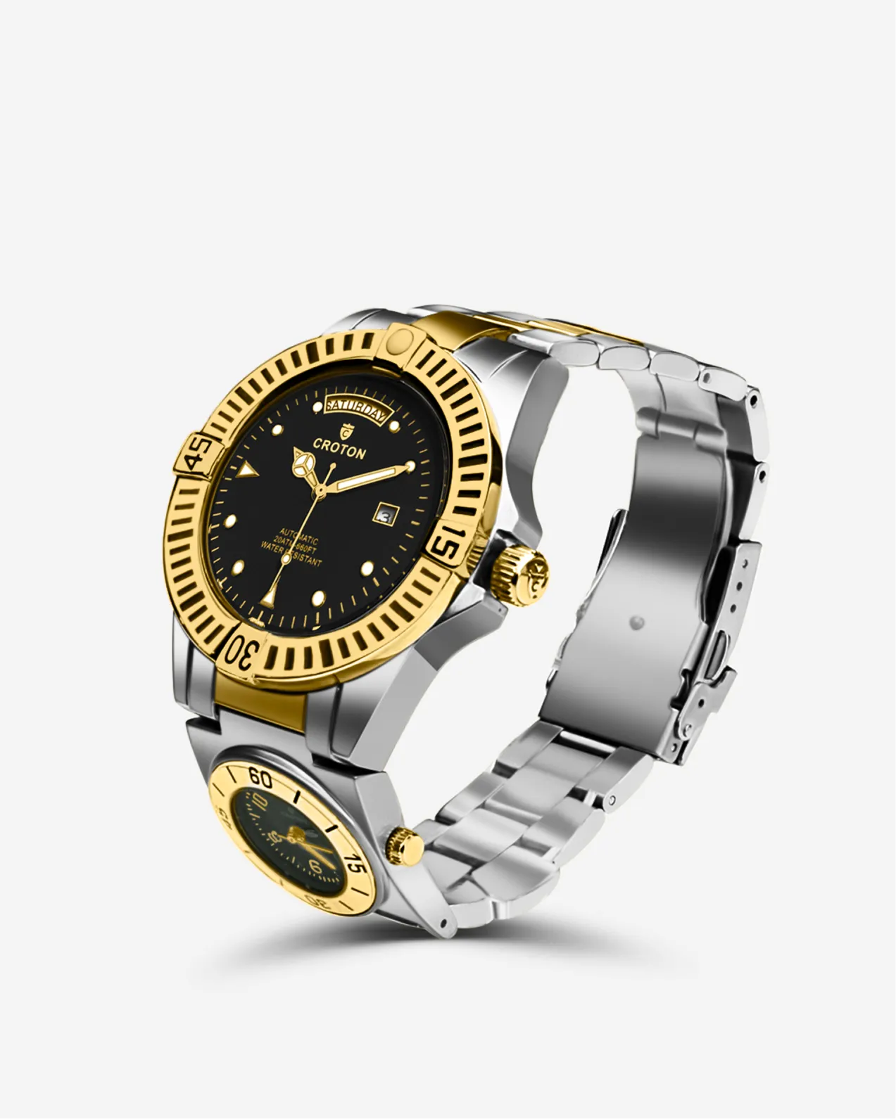 Arco Dual Dial & Time Zone Automatic Day/Date Mens