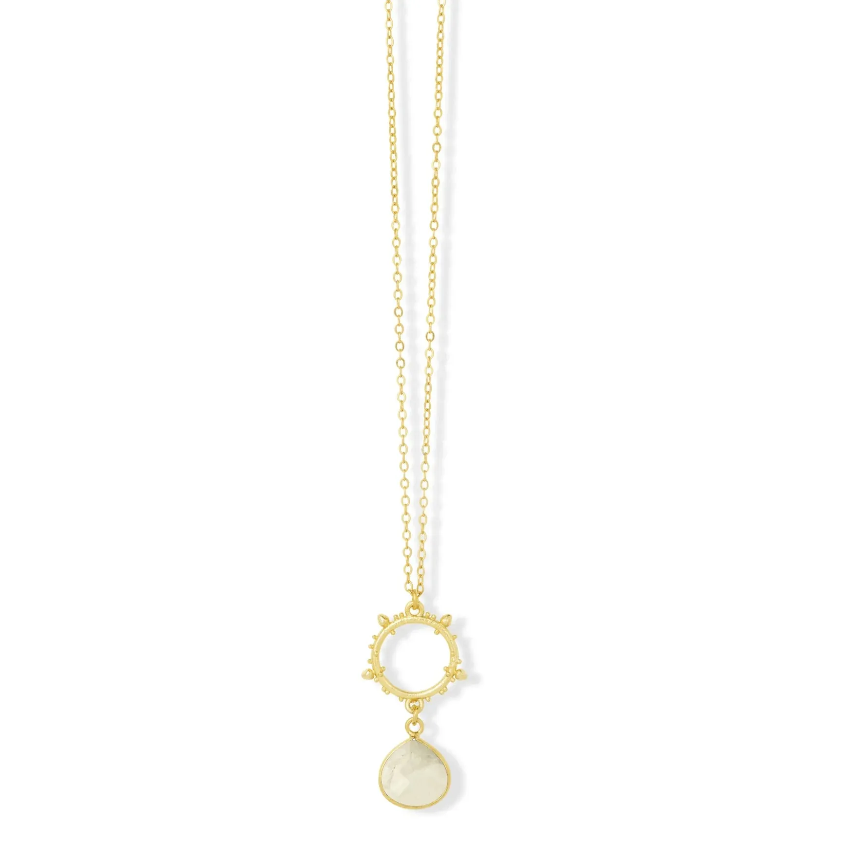 Ashiana Allegra Necklace - White Moonstone