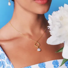Ashiana Allegra Necklace - White Moonstone