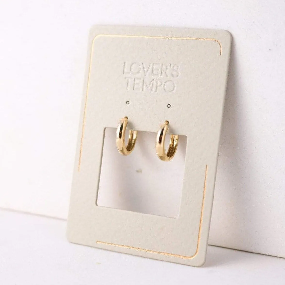 Bea 15mm Hoop Earrings Gold