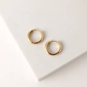 Bea 15mm Hoop Earrings Gold