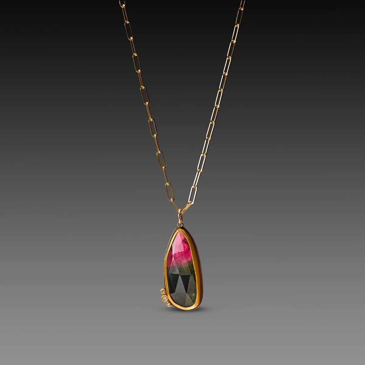 Bicolor Tourmaline Necklace