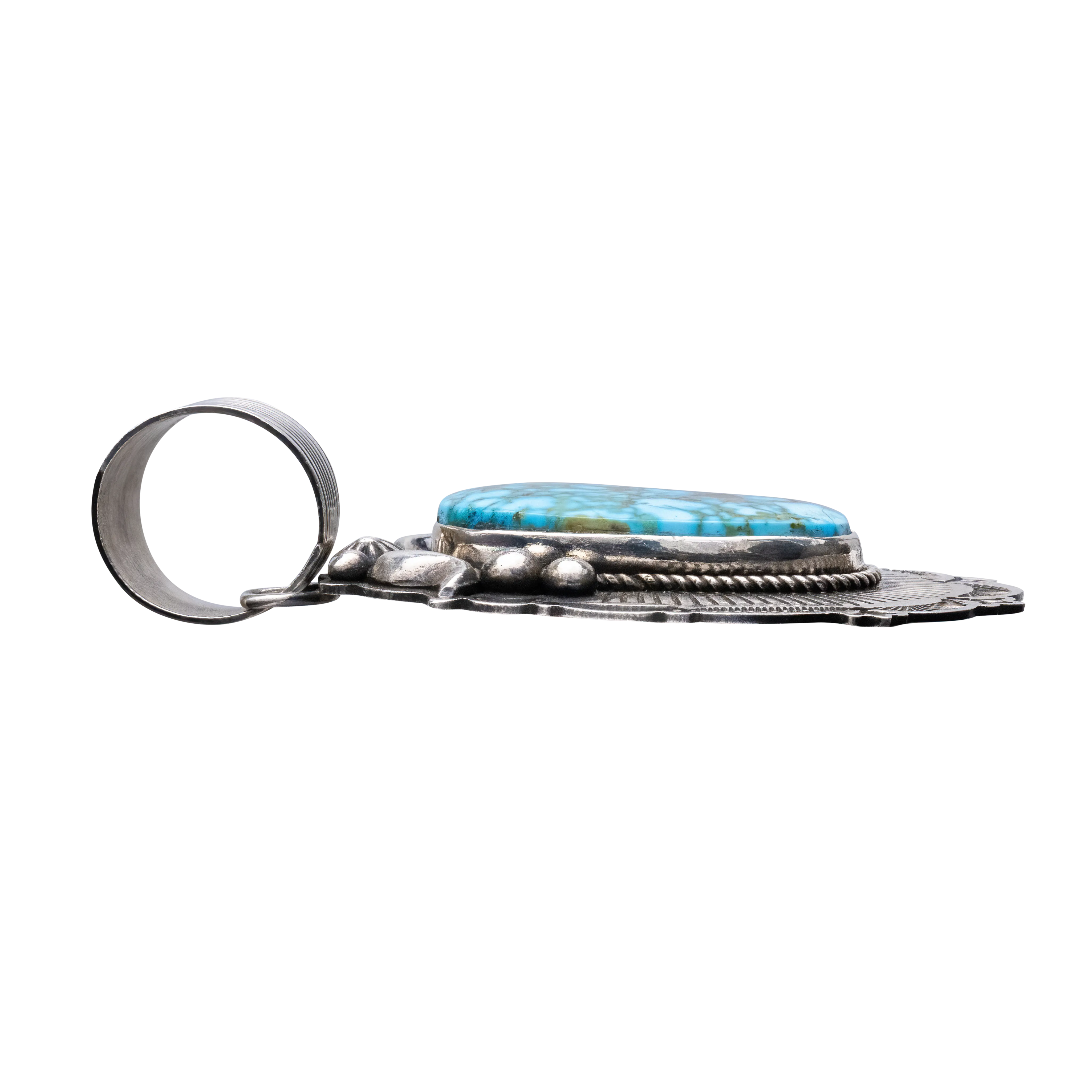 Birdseye Kingman Turquoise Pendant | Albert Jake