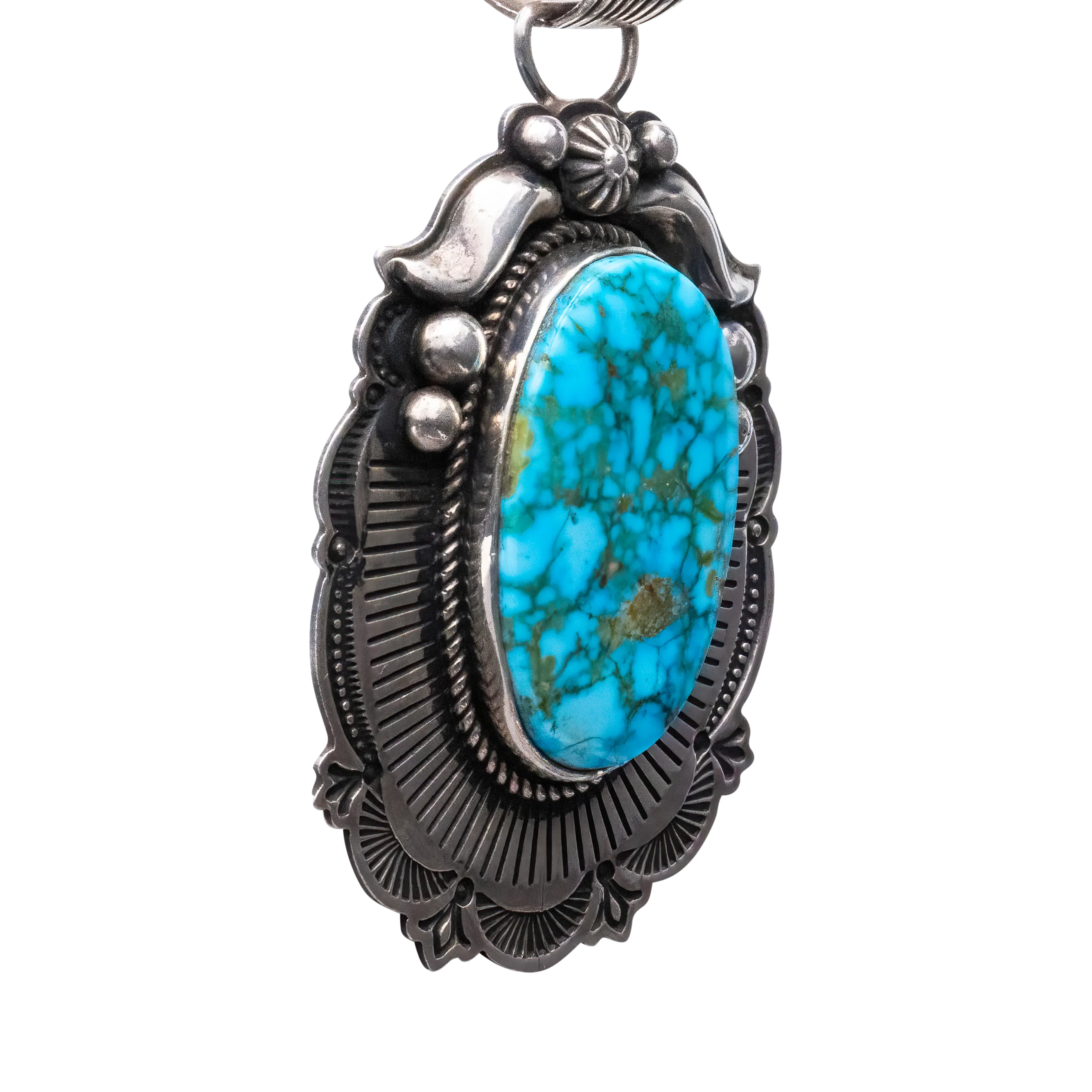 Birdseye Kingman Turquoise Pendant | Albert Jake