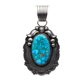 Birdseye Kingman Turquoise Pendant | Albert Jake