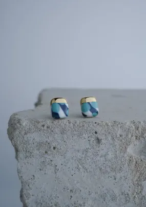 Blue Opal & Cascade - Rectangle Regular Spotty