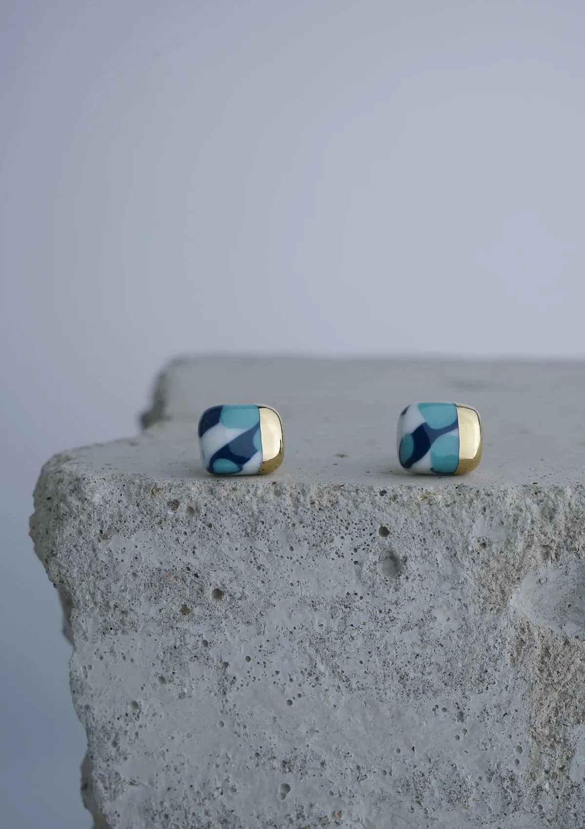 Blue Opal & Cascade - Rectangle Regular Spotty