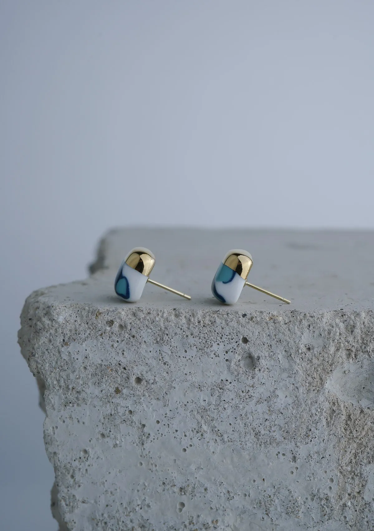 Blue Opal & Cascade - Rectangle Regular Spotty