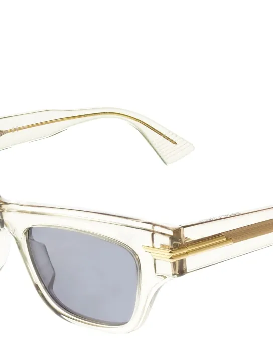 Bottega Veneta   Squared acetate sunglasses 