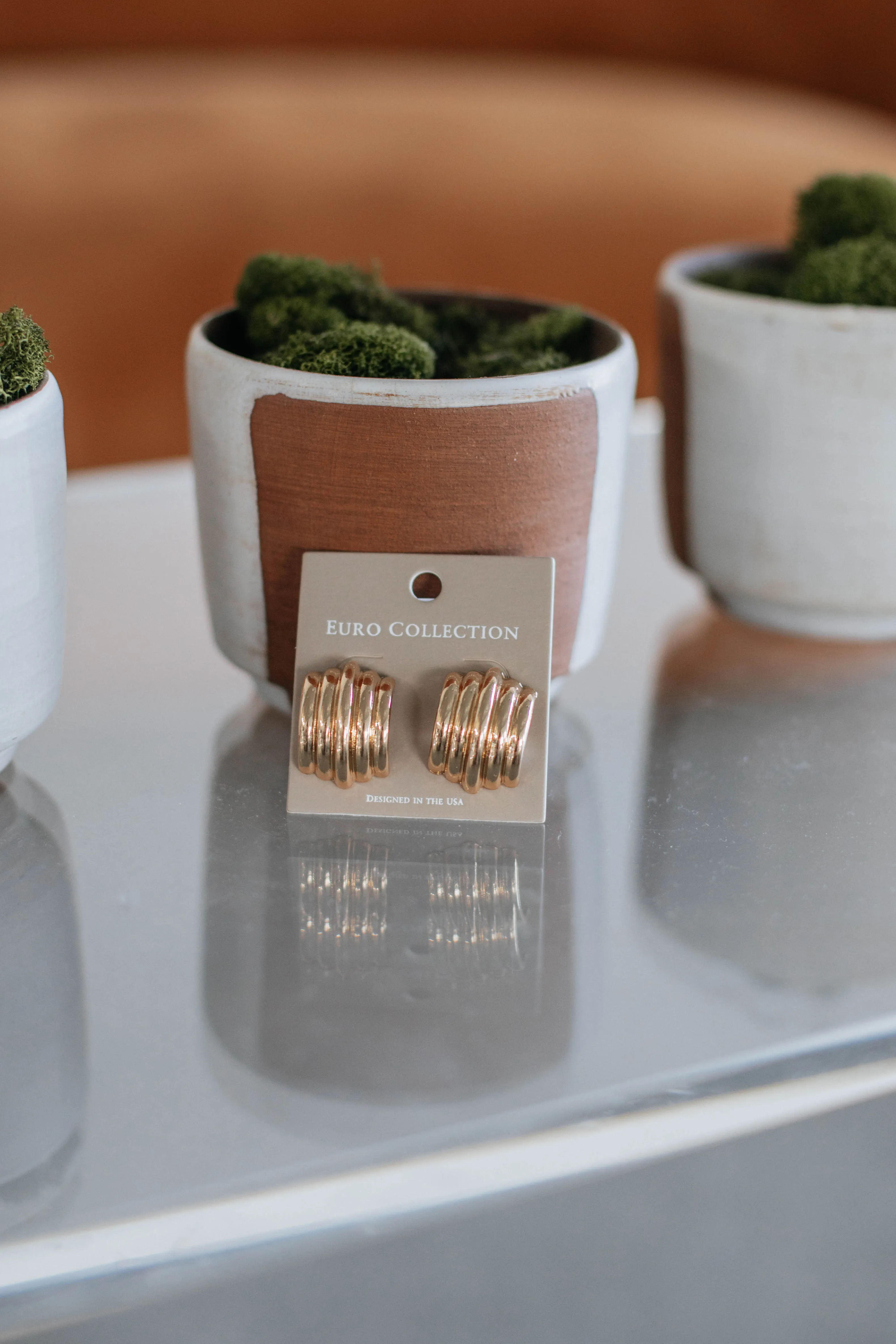 Caspian Hoop Earrings - Gold