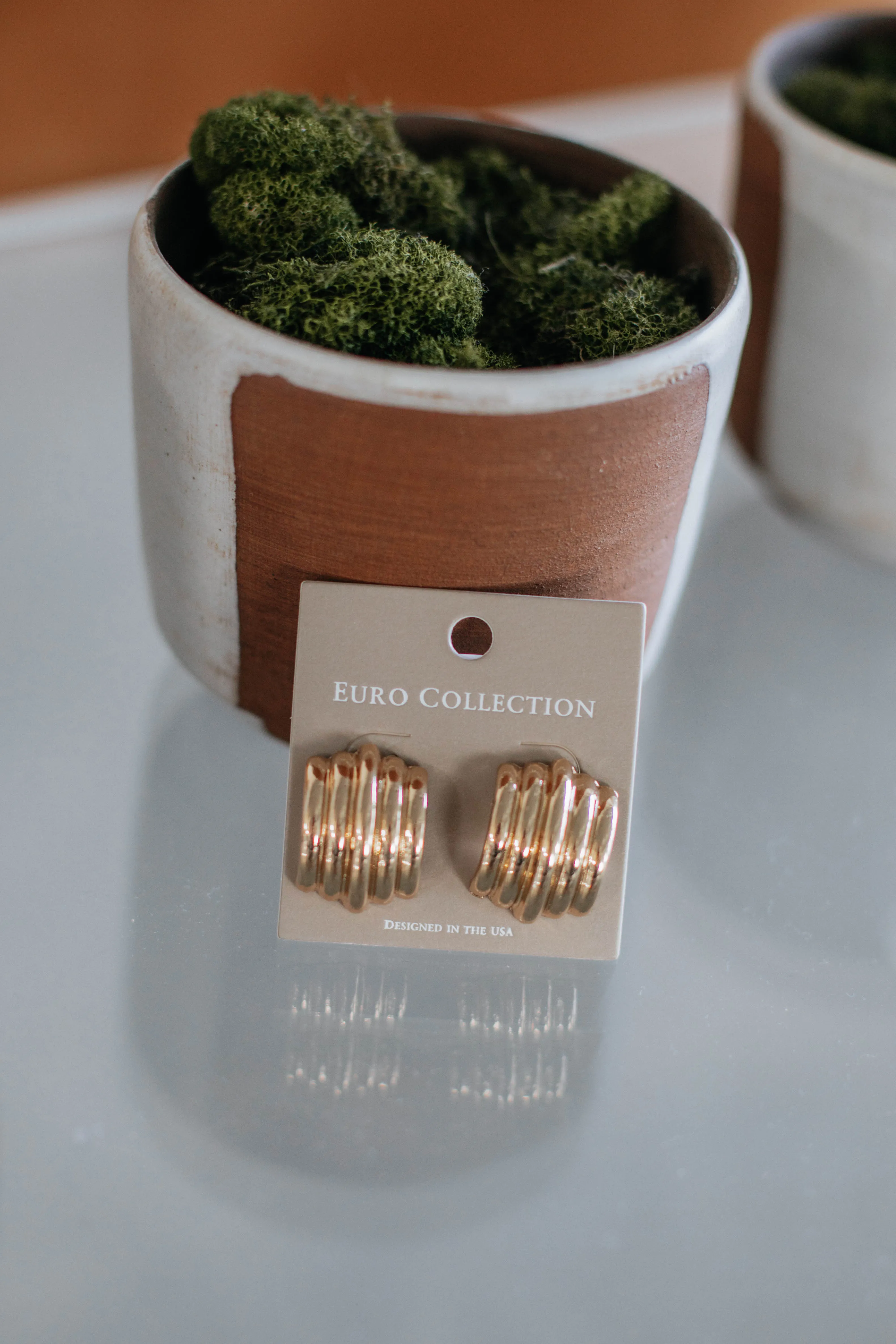 Caspian Hoop Earrings - Gold