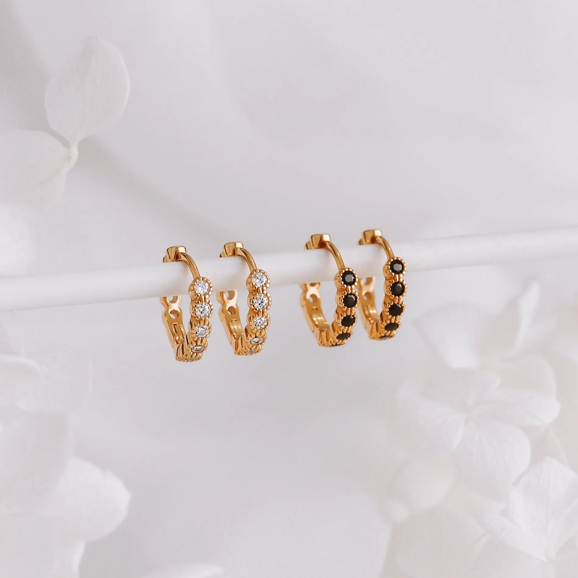 Cassidy - Sterling Silver Hoop Earrings