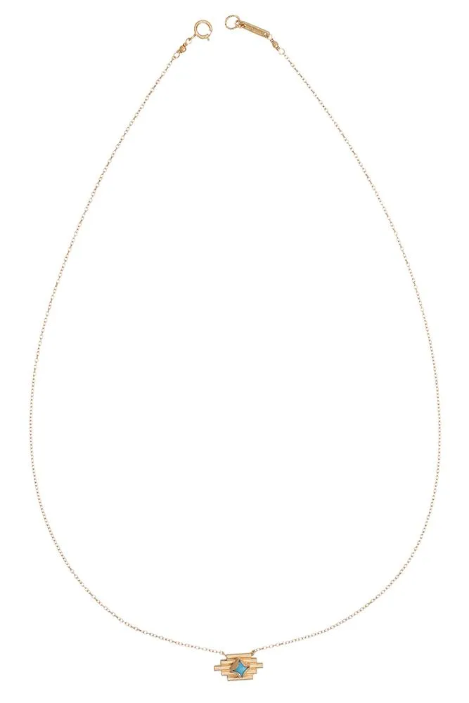 Chan Luu Turquoise Santa Fe Necklace