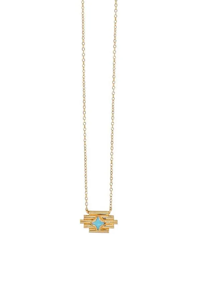 Chan Luu Turquoise Santa Fe Necklace