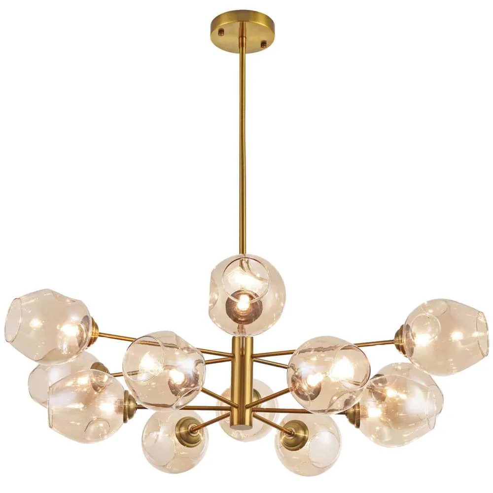 Charmant | Halogen Pendant Champagne Glass Chandelier Fixture