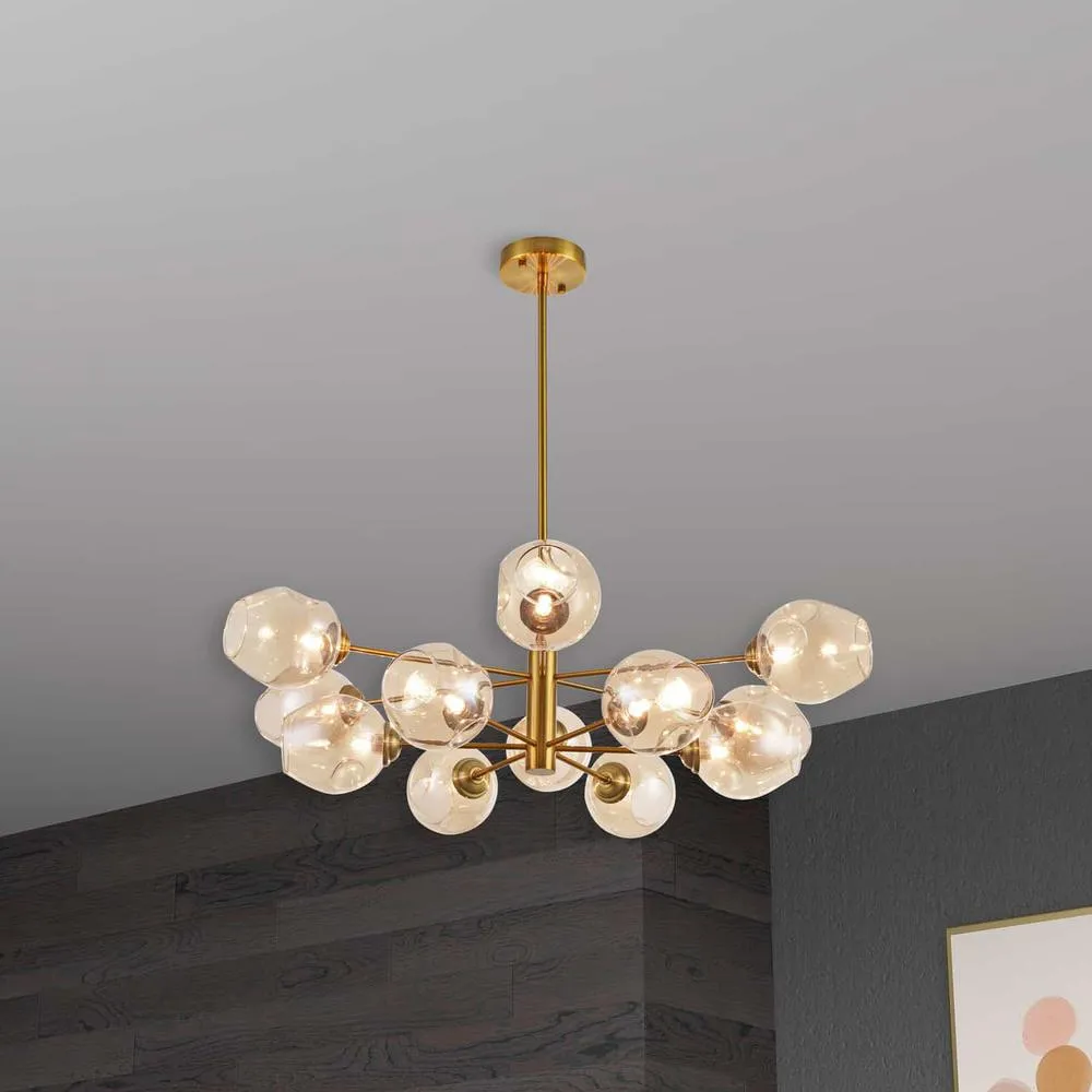 Charmant | Halogen Pendant Champagne Glass Chandelier Fixture