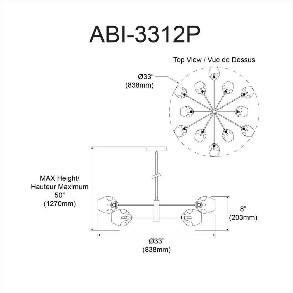 Charmant | Halogen Pendant Champagne Glass Chandelier Fixture