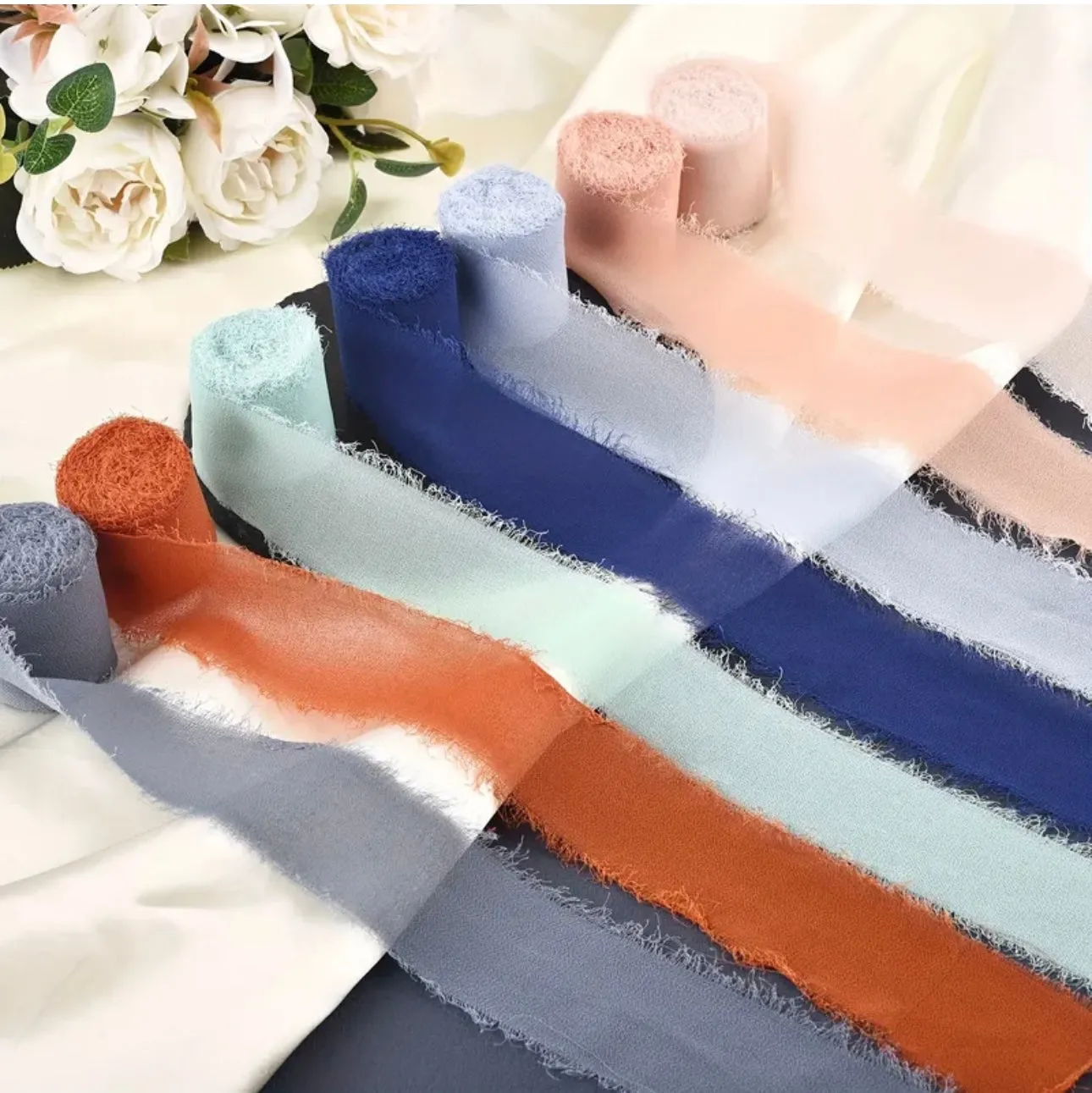 Chiffon Ribbon Hat Accessory