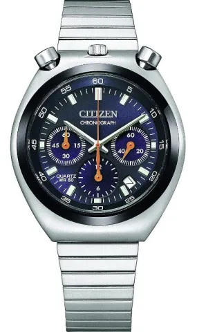 Citizen Bullhead Black Panda Reissue Tsuno Chrono Men's Watch AN3660-81L