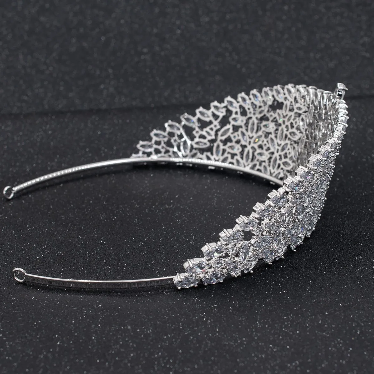 Classic Design Cubic Zirconia Wedding Bridal Tiara Diadem CH10299