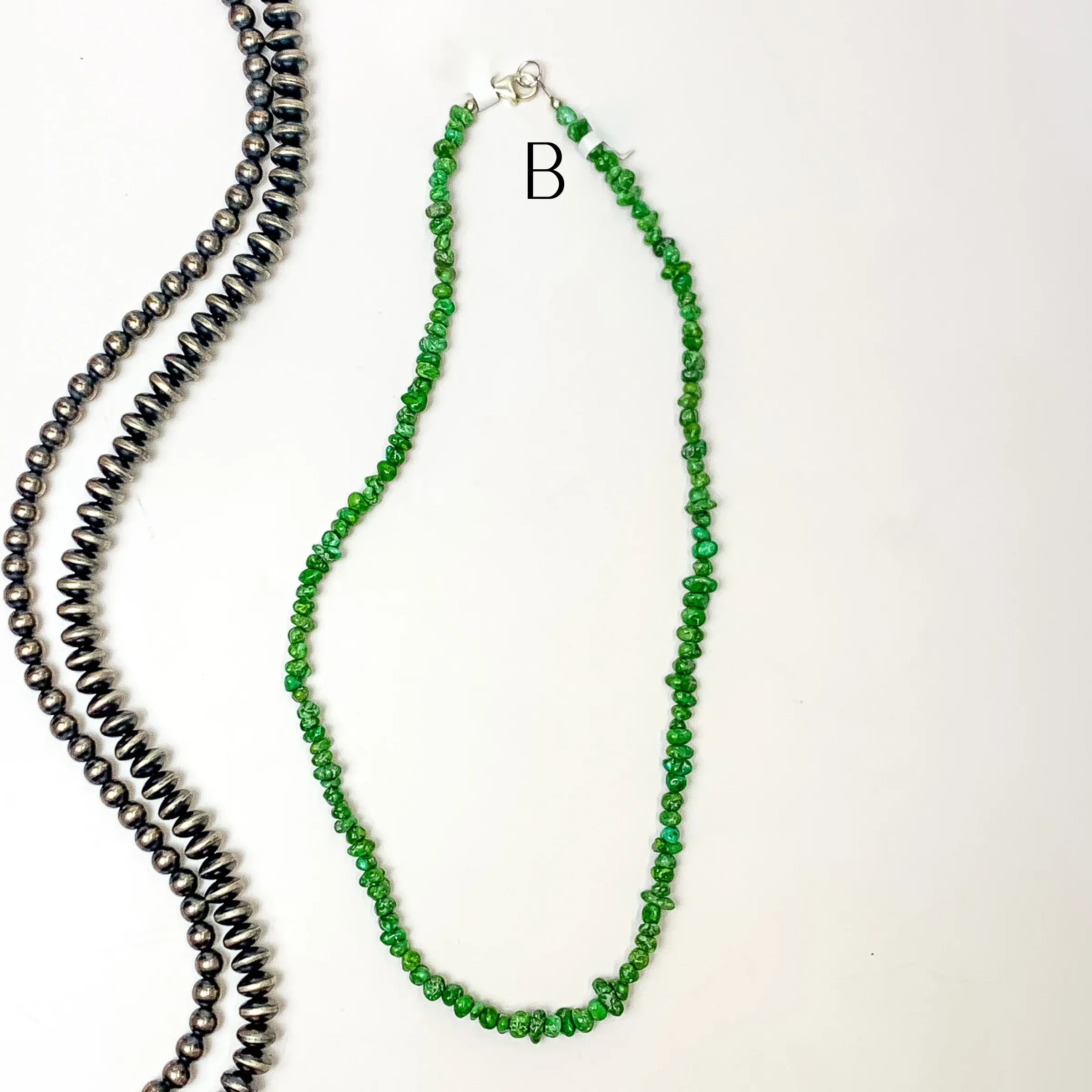 Corina Smith | Navajo Handmade Sonoran Gold Turquoise Chip Necklace