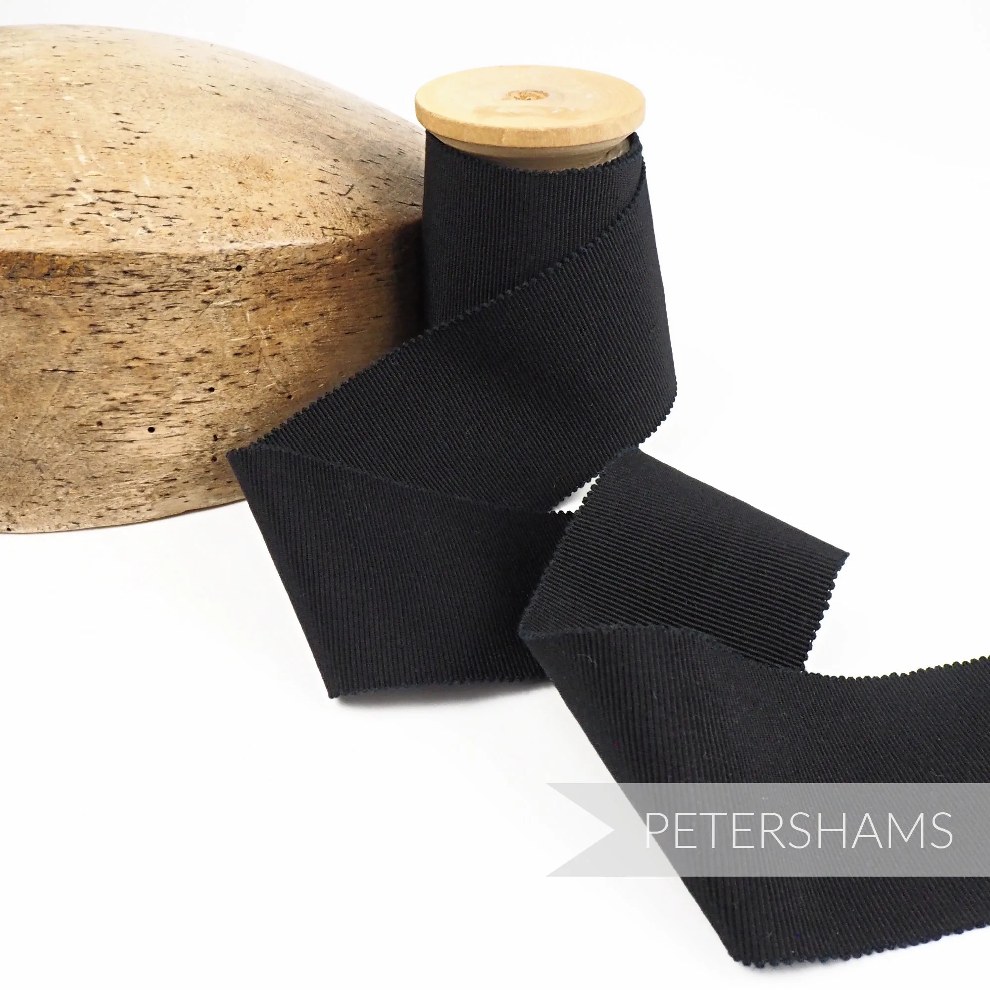 Cotton 55mm Millinery Petersham Hat Ribbon