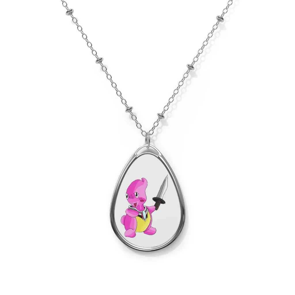 Curswordsman Oval Necklace