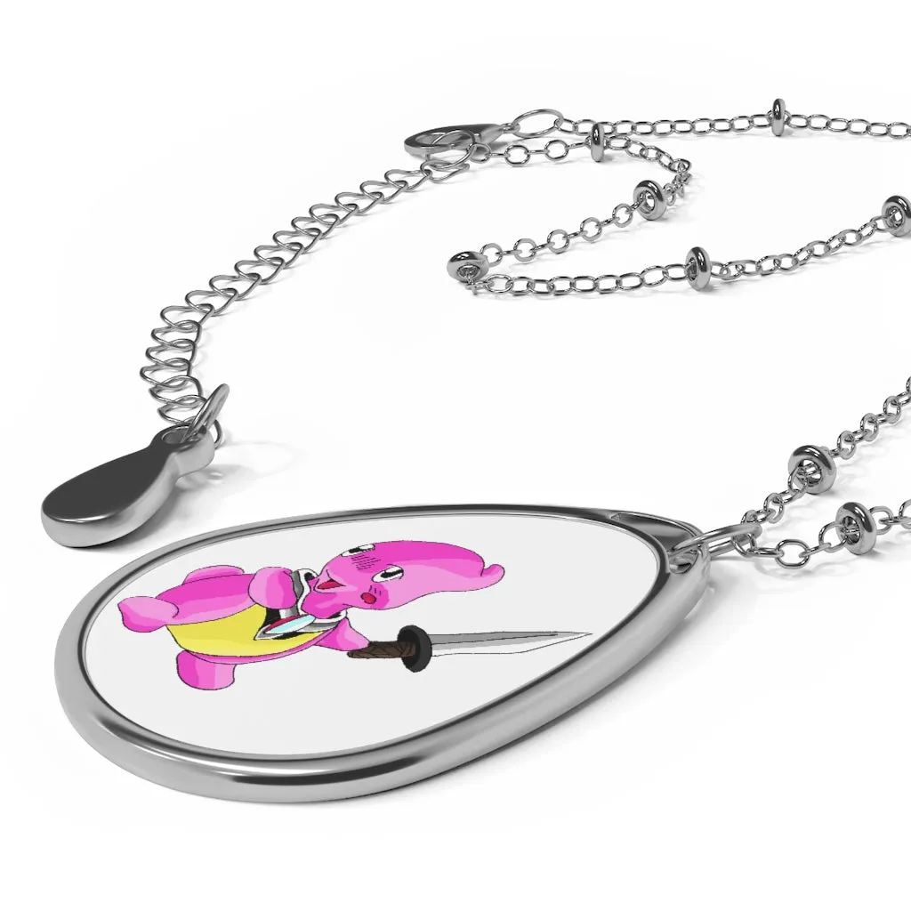 Curswordsman Oval Necklace