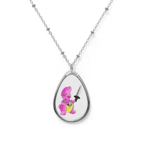 Curswordsman Oval Necklace