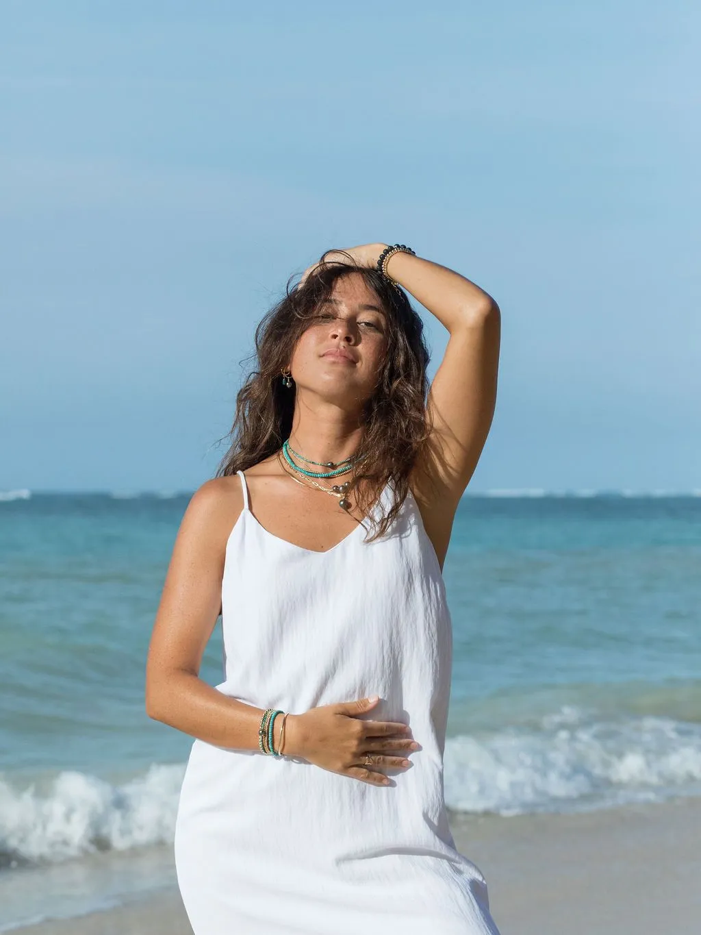 Dainty Turquoise Tahitian Pearl Choker Necklace - Ipo