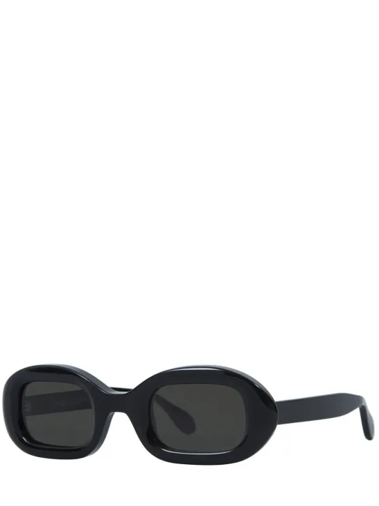 Delarge   Flow oval acetate sunglasses 