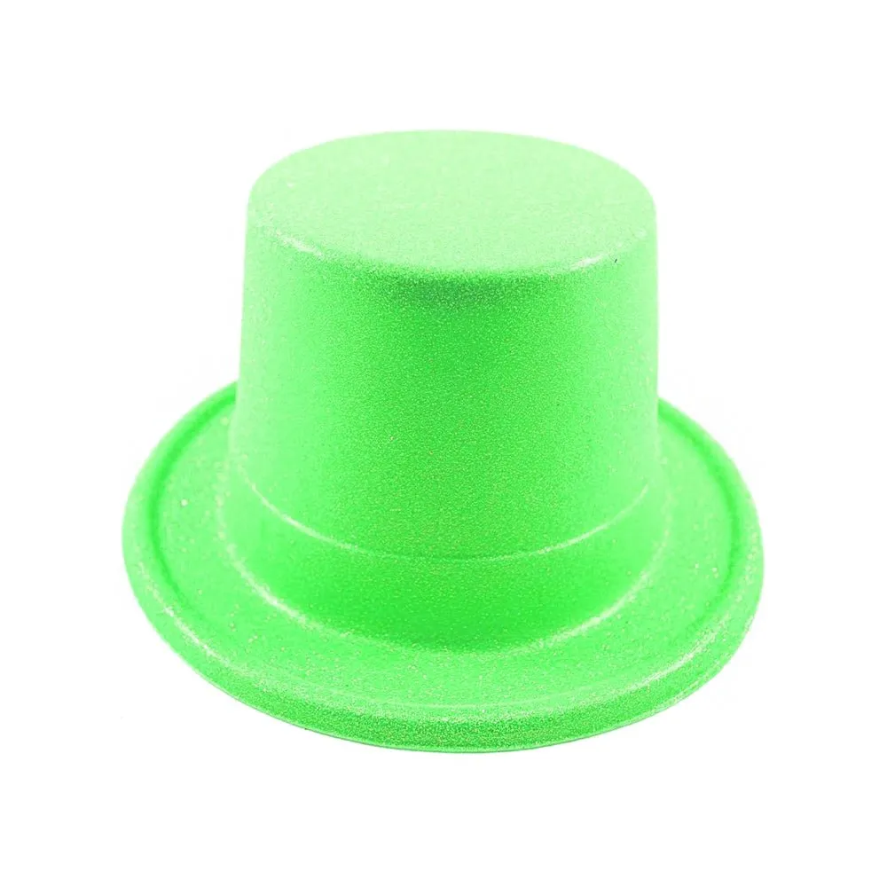 Easter Glitter Top Hat - Green
