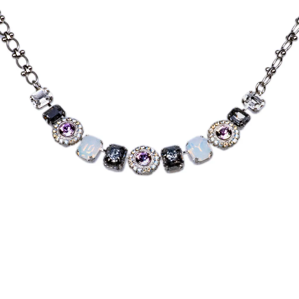 Emerald Cut and Cluster Necklace in "Ice Queen" *Custom*