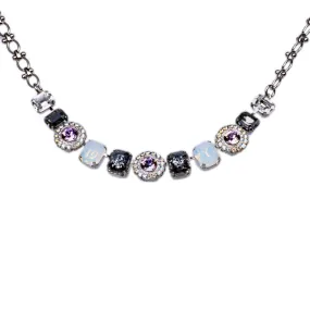 Emerald Cut and Cluster Necklace in "Ice Queen" *Custom*