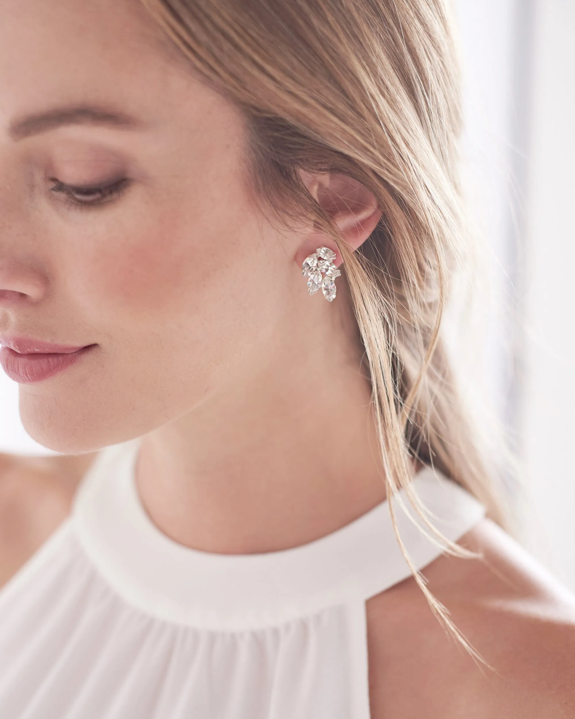 Eva Opal Stud Earrings