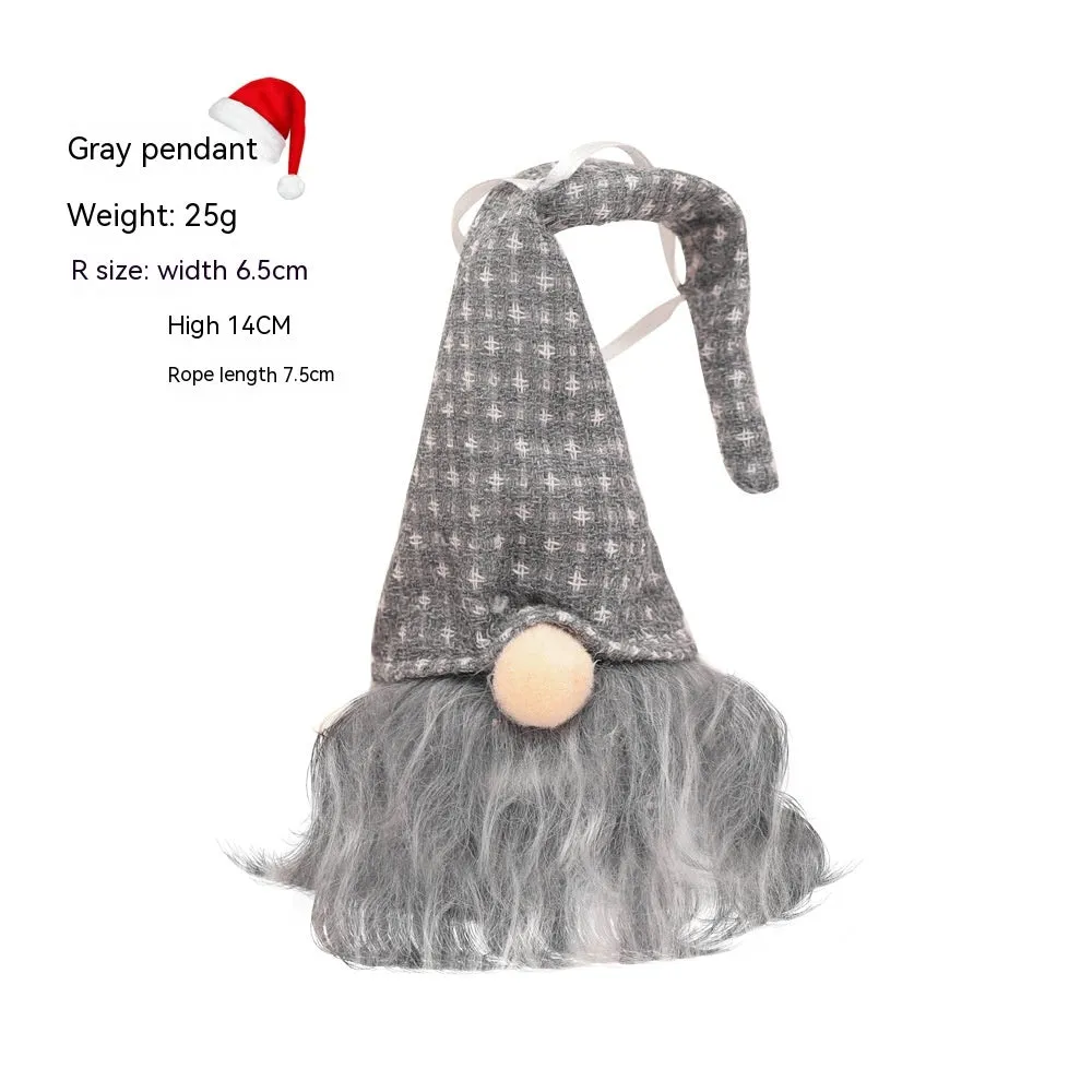 Faceless Doll Light-emitting Small Hanging Tree Ornaments