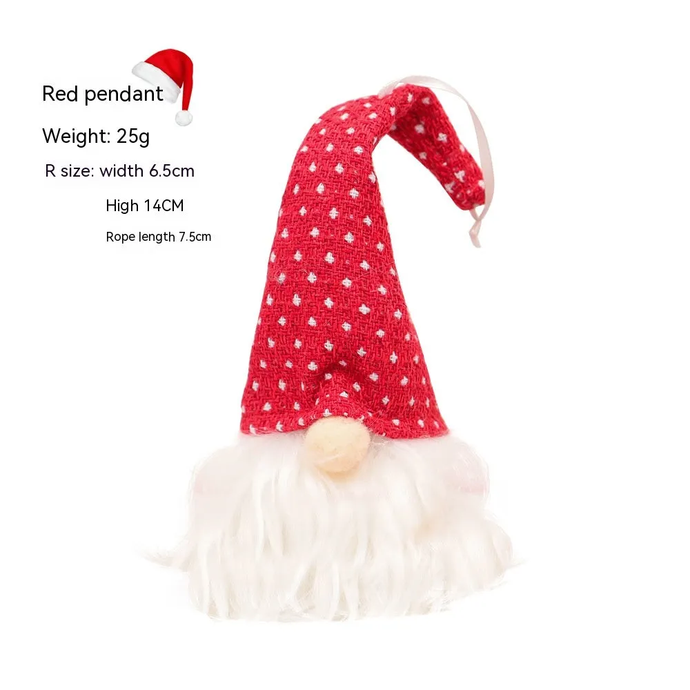 Faceless Doll Light-emitting Small Hanging Tree Ornaments