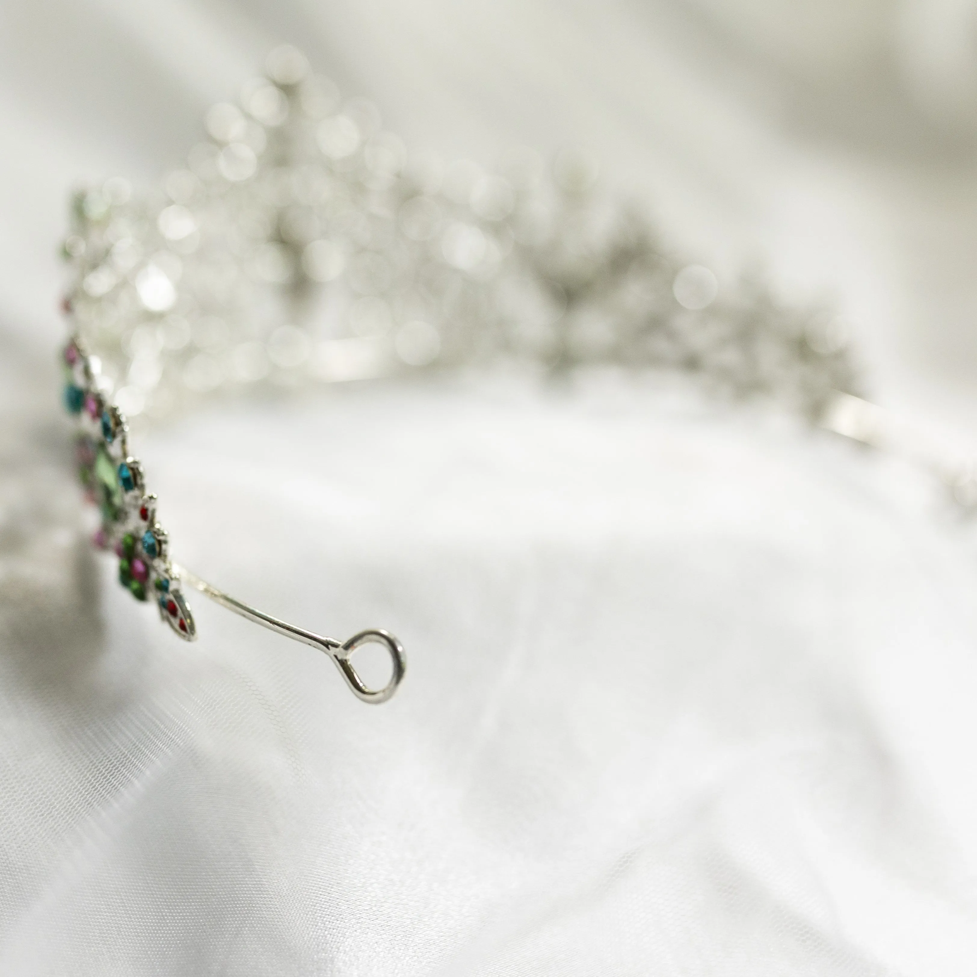Felicity's Tiara in Silver & Multi Color