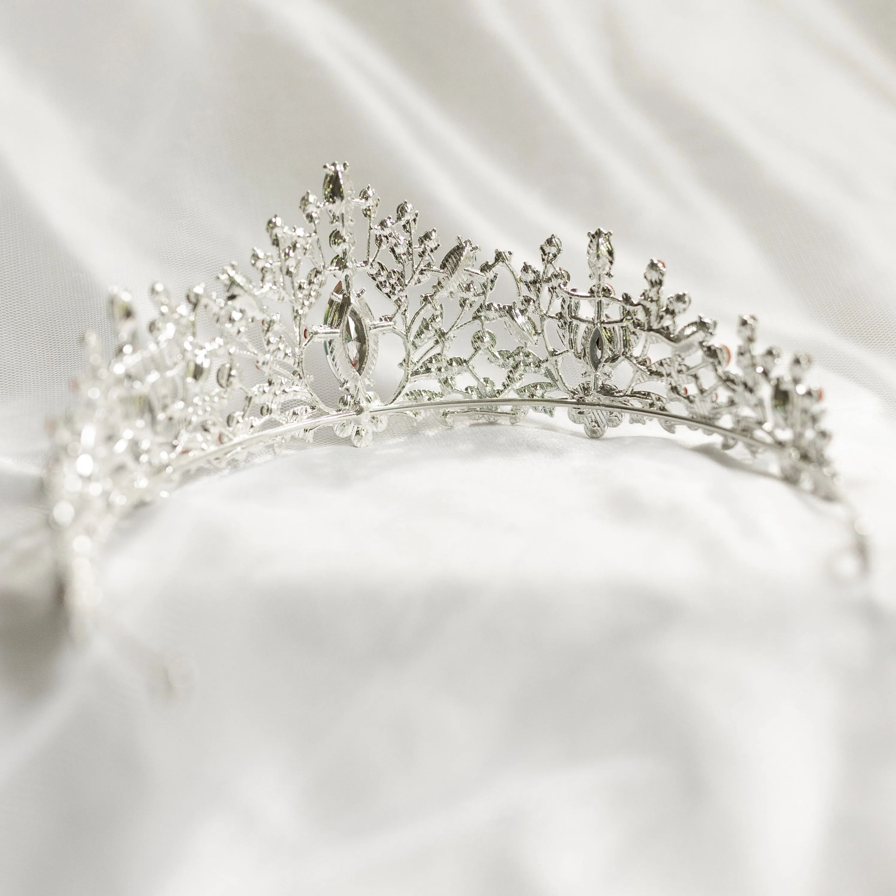 Felicity's Tiara in Silver & Multi Color