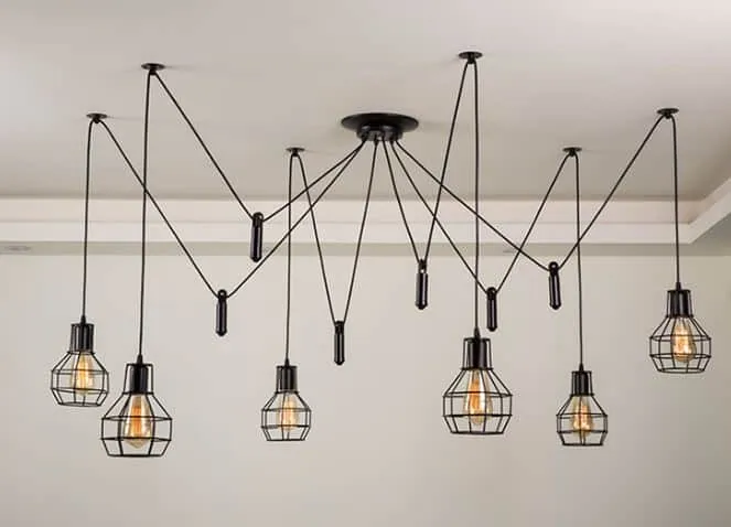 Filippa Pulley Cage Industrial Pendant Lamp