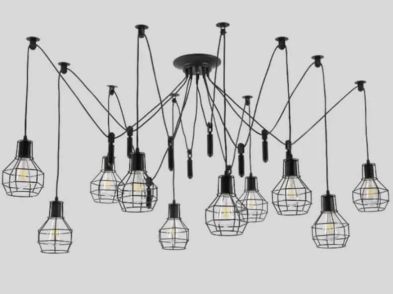 Filippa Pulley Cage Industrial Pendant Lamp